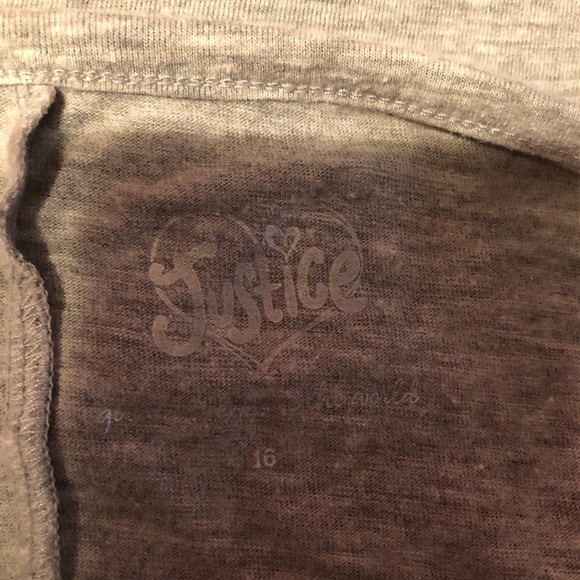 Justice Glittery Short Sleeve Shirt - Picture 3 of 3